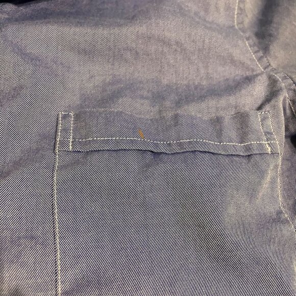 Talula Boyfriend Fit Blue Shirt - Picture 8 of 8